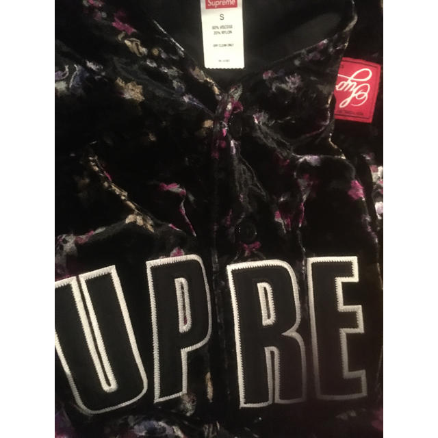 Supreme - Supreme Floral Velour Baseball Jersey Sの通販 by 明るい