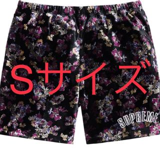 シュプリーム(Supreme)のSupreme Floral Velour Short Sサイズ(ショートパンツ)