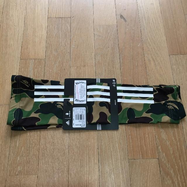 BAPE X ADIDAS ベイプ アームウォーマー カモ