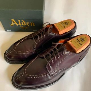 オールデン(Alden)の極美品！ Alden 2210 コードバン バーガンディーカラー(ドレス/ビジネス)