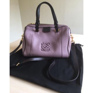 ロエベ(LOEWE)のLOEWE フスタ25 ミニショルダー パープルグレー ロエベ    アマソナ(ショルダーバッグ)