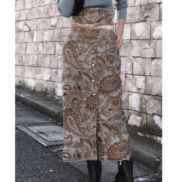 Ameri VINTAGE PAISLEY RUG SKIRT