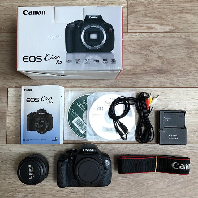 Canon EOS Kiss X5 本体 + EFS 18-55mm セット スマホ/家電/カメラ