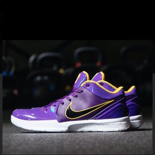 ナイキ(NIKE)のNIKE Undefeated Kobe 4 Protoro パープル コービー(スニーカー)