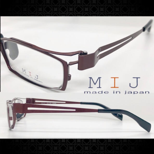 MIJ Made In Japan メガネフレーム MIJ-735 01 ワイン