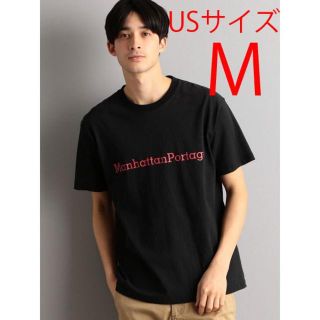 マンハッタンポーテージ(Manhattan Portage)の定価5184円マンハッタンポーテージ新品プリントTシャツ黒ブラックUSサイズM(Tシャツ/カットソー(半袖/袖なし))