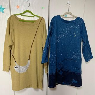 グラニフ(Design Tshirts Store graniph)のグラニフ ワンピース スエット 長袖(ひざ丈ワンピース)