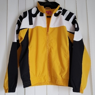 シュプリーム(Supreme)のShoulder Logo Track Jacket Yellow S(ナイロンジャケット)