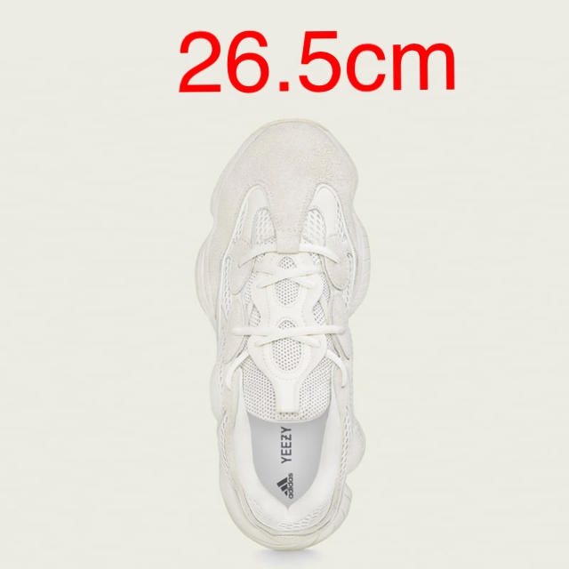 靴/シューズYEEZY 500 BONE WHITE 26.5cm