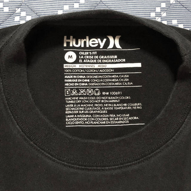 Hurley(ハーレー)のハーレー Tシャツ 黒 メンズのトップス(Tシャツ/カットソー(半袖/袖なし))の商品写真