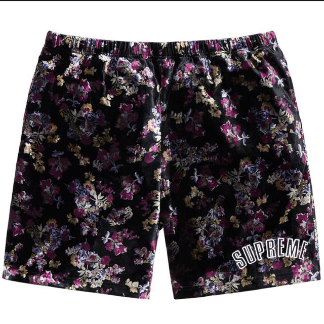 supreme Floral Velour Short