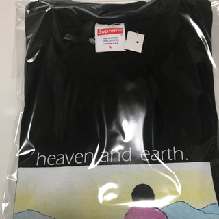 シュプリーム(Supreme)のsupreme Heaven and Earth Tee 黒(Tシャツ(半袖/袖なし))