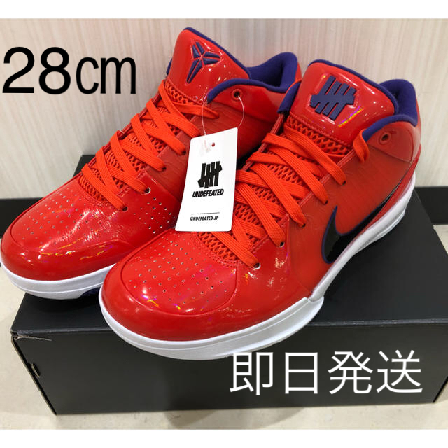 NIKE(ナイキ)の28㎝ 新品 即日発送 アンダーフィーテッド × コービー4 プロトロ メンズの靴/シューズ(スニーカー)の商品写真