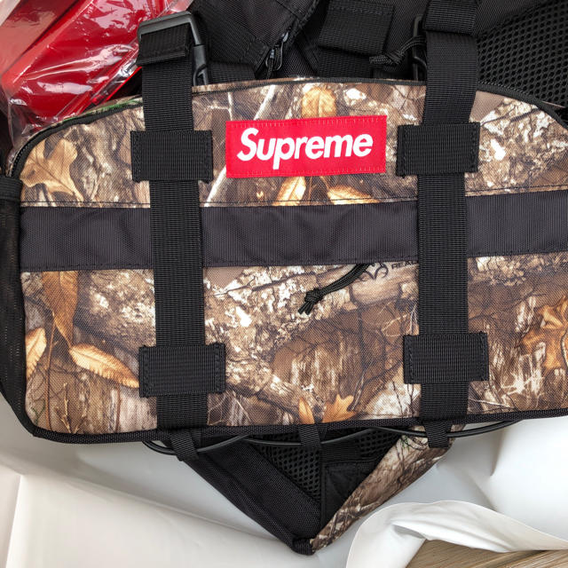 supreme waist bag 19aw 枯葉