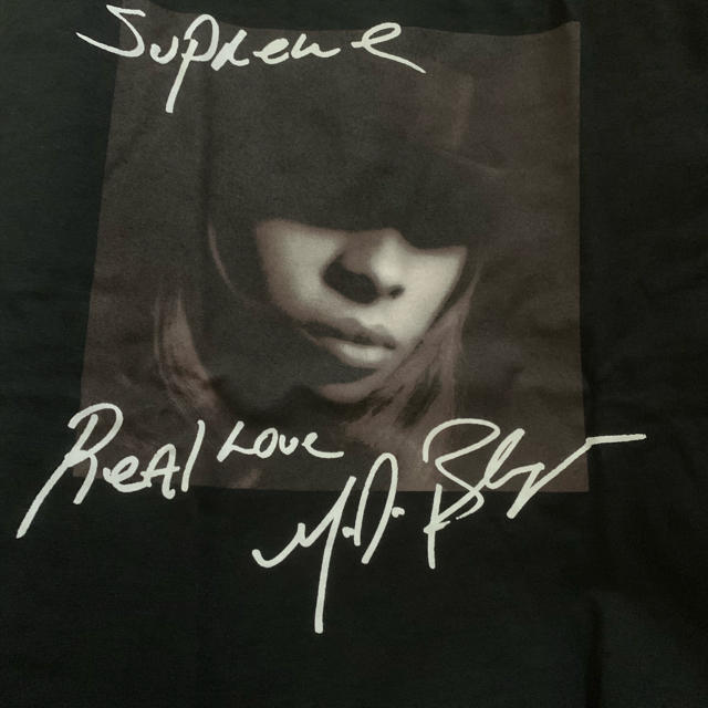 Supreme Mary J.Blige Tee black S