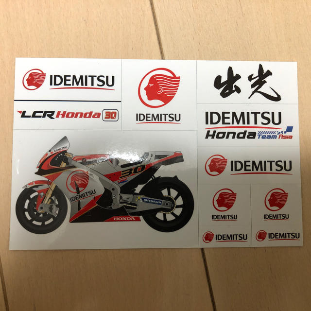 ホンダ(ホンダ)のHonda IDEMITSU 中上貴晶 選手 クリアファイル ステッカー エンタメ/ホビーのタレントグッズ(スポーツ選手)の商品写真