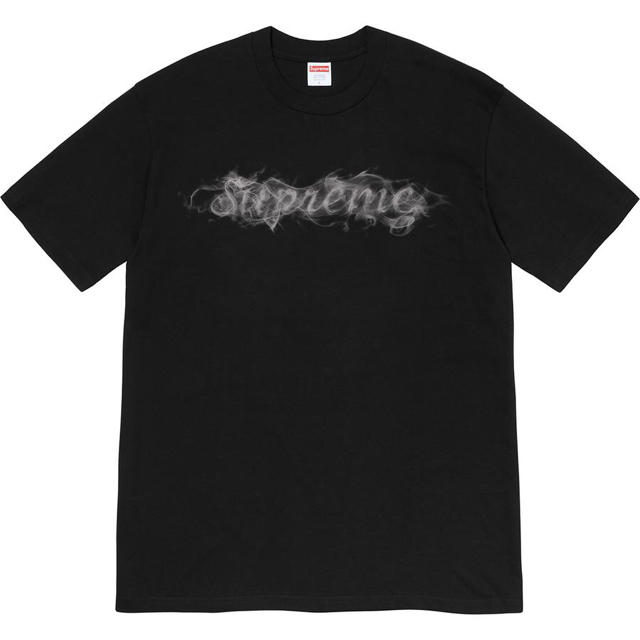 Smoke Tee supreme 黒 Lサイズ