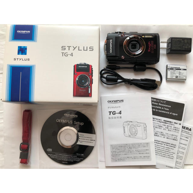 コンパクトデジタルカメラOLYMPUS TG-4 ブラック 品