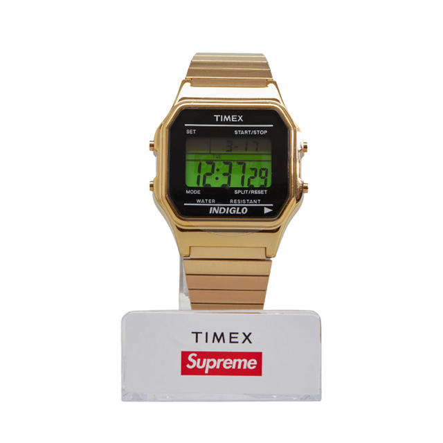 腕時計(デジタル)supreme TIMEX時計