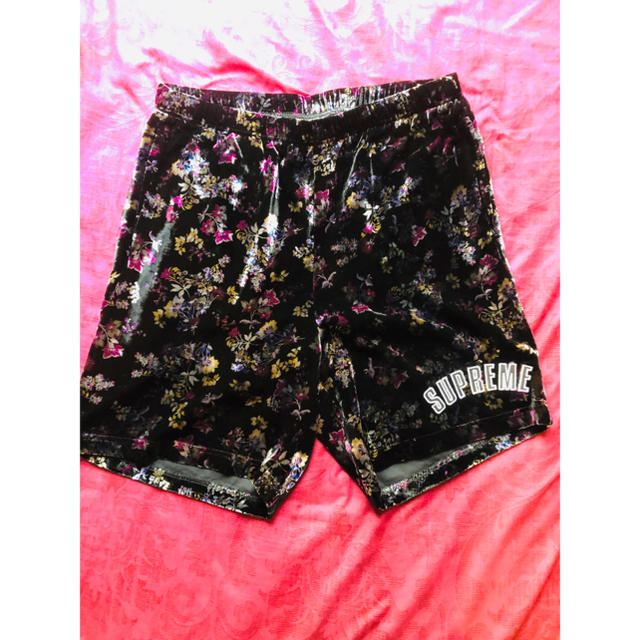 Supreme Floral Velour Short m