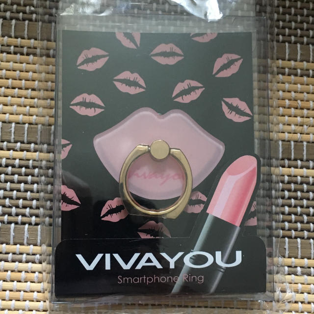 VIVAYOU(ビバユー)のVIVAYOUスマホリング ハンドメイドのスマホケース/アクセサリー(スマホストラップ/チャーム)の商品写真