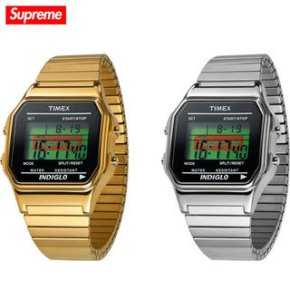 シュプリーム(Supreme)のSupreme Timex Degital Watch silver シルバー(腕時計(デジタル))