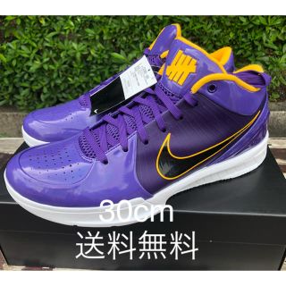 アンディフィーテッド(UNDEFEATED)のKOBE 4 Protro コービー4 アンディ レイカーズ(スニーカー)