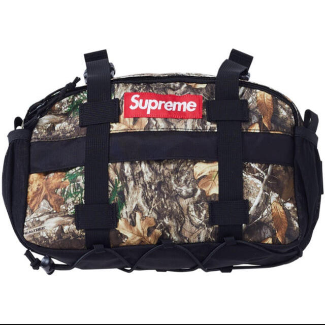 supreme waist bag treecamo