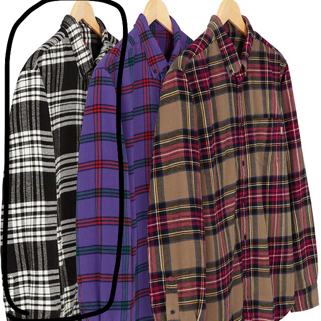 Supreme - Supreme 19fw tartan flannel shirt XL 黒白の+stbp.com.br