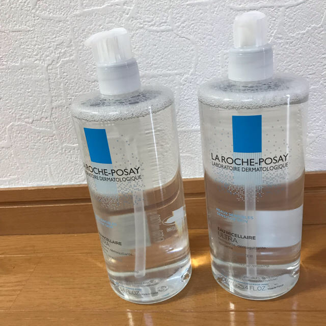 LA ROCHE-POSAY(ラロッシュポゼ)のラロッシュポゼ  クレンジングウォーター 750ml  2本セット コスメ/美容のスキンケア/基礎化粧品(クレンジング/メイク落とし)の商品写真