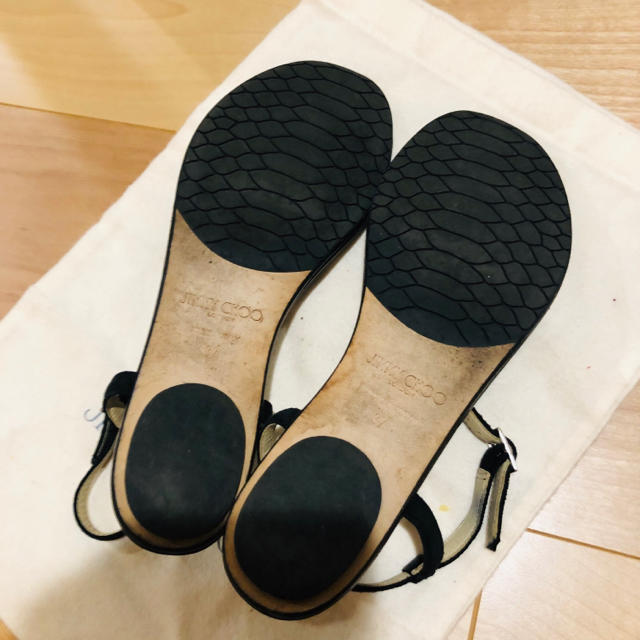 JIMMY CHOO スタッズサンダル 37 - サンダル