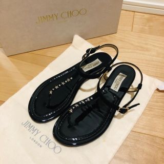 ジミーチュウ(JIMMY CHOO)のJIMMY CHOO  スタッズサンダル 37(サンダル)