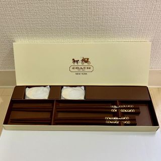 コーチ(COACH)の【新品・未使用】コーチ 夫婦箸 Coach お箸セット(カトラリー/箸)