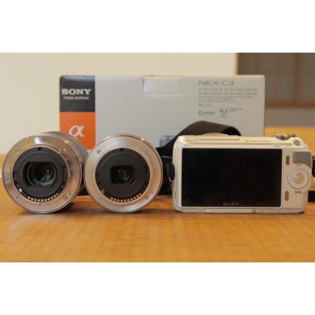 SONY α NEX-C3D】ダブルレンズキット カメラ SONY α NEX-C3D】ダブルレンズキット カメラ