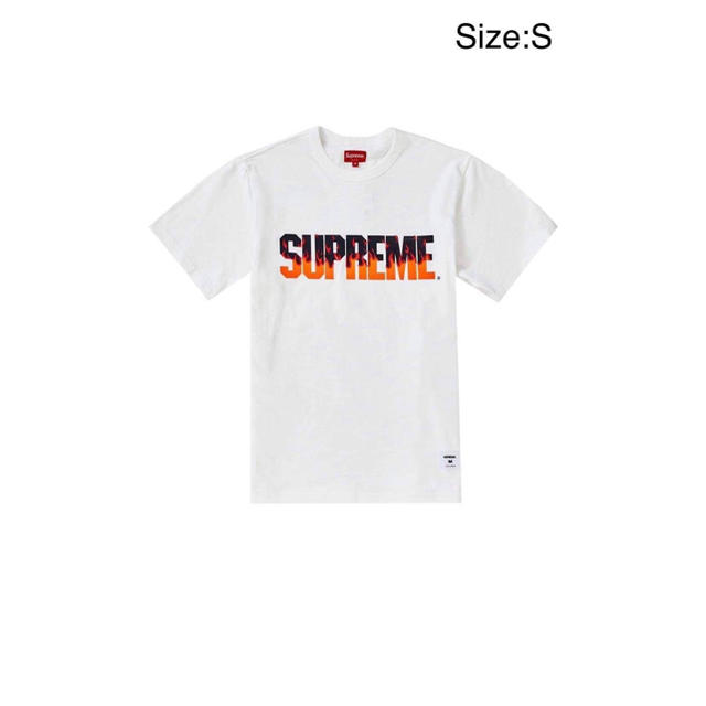 supreme Flame S/S ブラック XL 希少 tシャツ