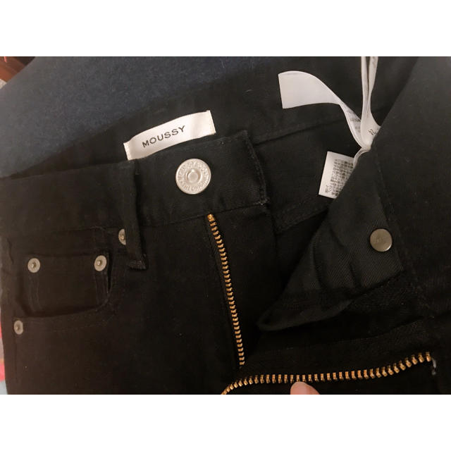 moussy(マウジー)のmoussy HWRebirthBLACKSKINNY ブラック レディースのパンツ(デニム/ジーンズ)の商品写真