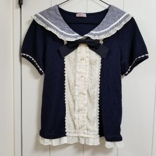 アクシーズファム(axes femme)の二点おまとめ！ セーラー襟トップス、花柄トップス(Tシャツ(半袖/袖なし))