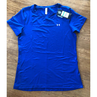 アンダーアーマー(UNDER ARMOUR)の新品 タグ付き アンダーアーマー カットソー ブルー LG(Tシャツ(半袖/袖なし))