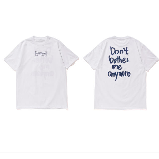 Wasted Youth Tee white navy