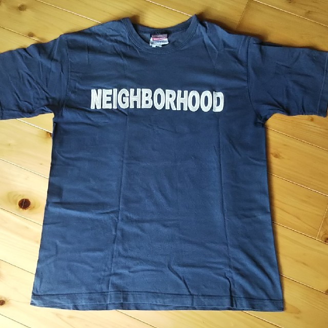 NEIGHBORHOOD(ネイバーフッド)のﾈｲﾊﾞｰﾌｯﾄﾞ+ﾁｬﾝﾋﾟｵﾝ ｺﾗﾎﾞTｼｬﾂ ｻｲｽﾞL*紺色 メンズのトップス(Tシャツ/カットソー(半袖/袖なし))の商品写真