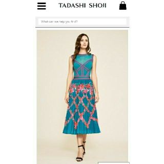 タダシショウジ(TADASHI SHOJI)の再値下げ！美品Tadashi ShojiタダシショージXXSワンピース(ロングワンピース/マキシワンピース)