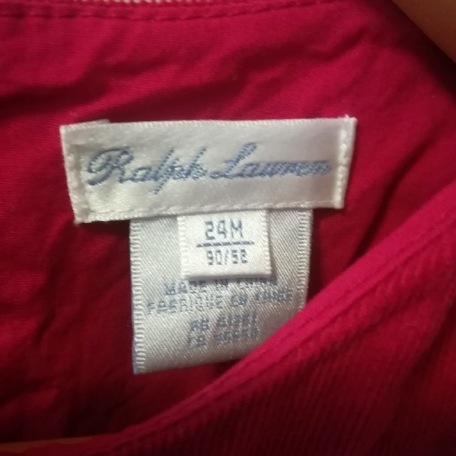 Ralph Lauren(ラルフローレン)のラルフローレン　ワンピース　24M キッズ/ベビー/マタニティのキッズ服女の子用(90cm~)(ワンピース)の商品写真