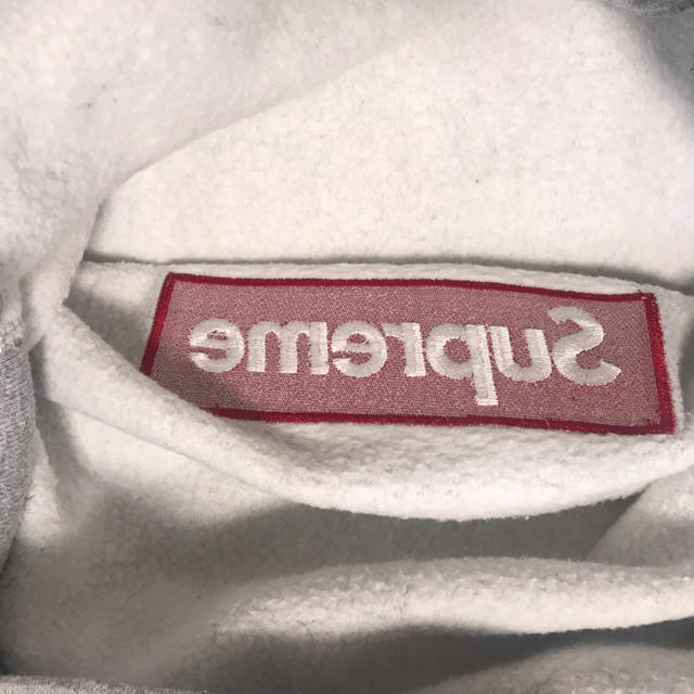 鑑定済supreme2016boxlogHoodedSweatshirt灰M美品