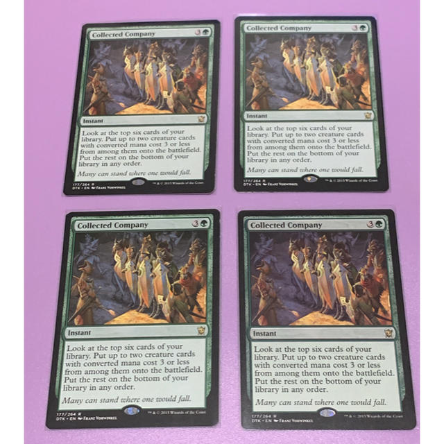 MTG 集合した中隊/Collected Company FOIL 4枚 | lacabanenca.es