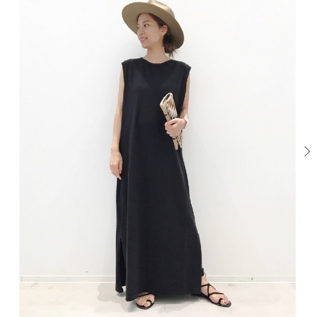 新品☆LOS ANGELES APPAREL N/S Maxi ワンピースレディース