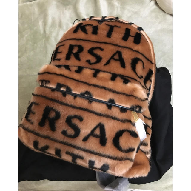 kith X versace コラボ ファーリュック