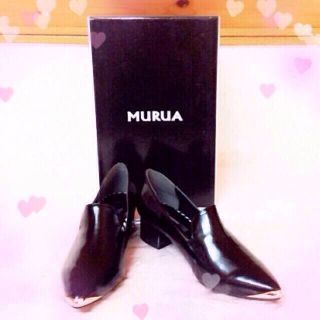 ムルーア(MURUA)の最終値下げ！ポインテッドローファー (ローファー/革靴)