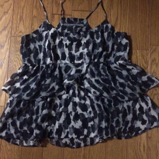 ザラ(ZARA)の♡ZARAヒョウ柄キャミ♡(シャツ/ブラウス(半袖/袖なし))