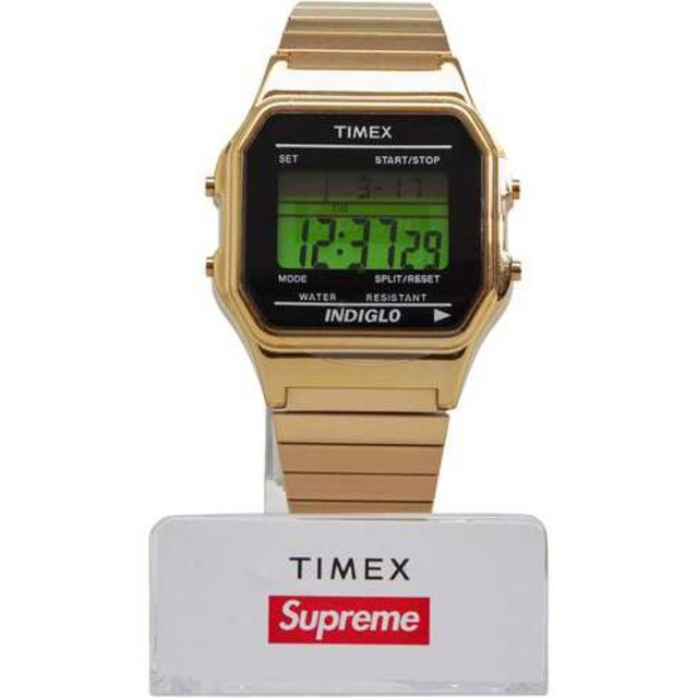 Gold Timex Digital Watch