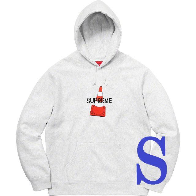 Supreme(シュプリーム)のS　Supreme Cone Hooded Sweatshirt 19aw　灰色 メンズのトップス(パーカー)の商品写真